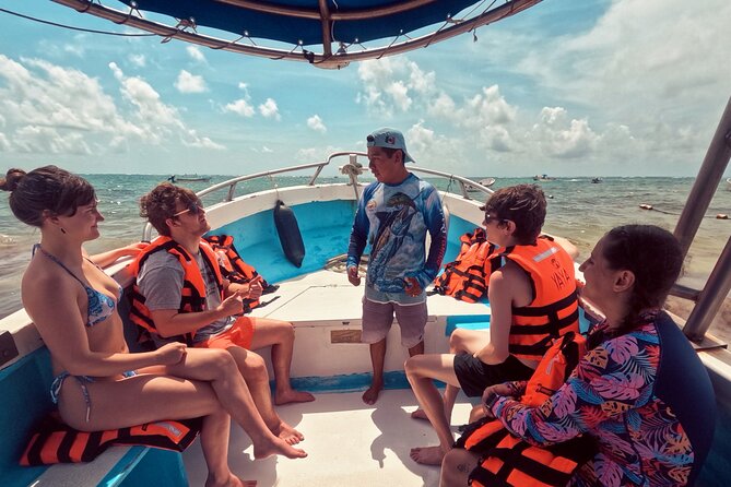 2-Hour Snorkeling in Two Spots of Tulum's Reef - Seeing El Castillo from the boat