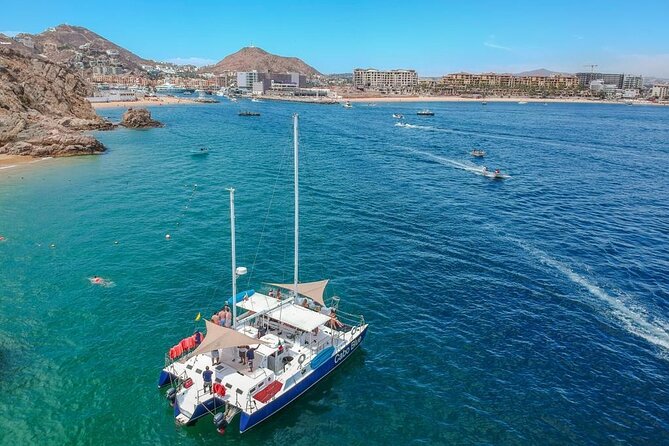 3 hour Snorkeling and Catamaran in Cabo San Lucas - Chileno Bay is the main event for swimmers