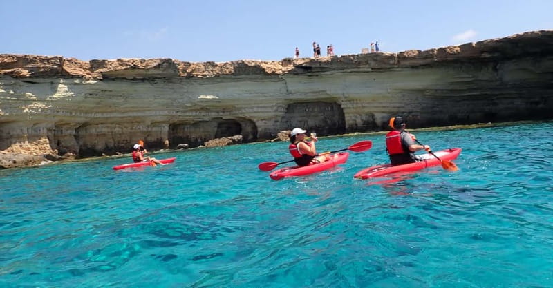 5-hour Cape Greco Caves kayaking + Snorkelling trip - Why Cape Greco looks best from a kayak