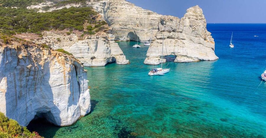Adamas: Kleftiko Sailing Day Trip with Snorkeling and Lunch - Kalogries: the first swim and a gentle start