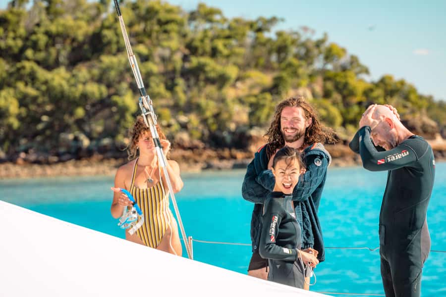 Airlie Beach: 2-Day Whitsunday Islands Sailing Snorkel Tour - Meals that keep the group going