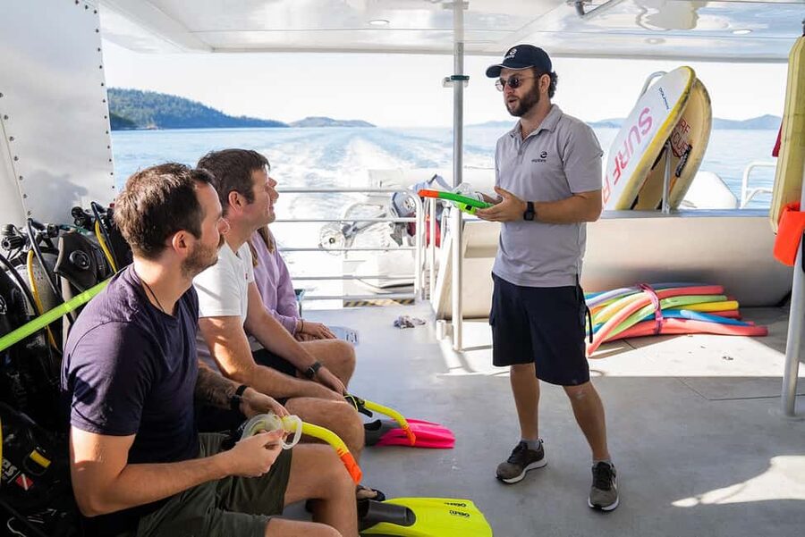 Airlie Beach: Great Barrier Reef Snorkel from Shute Harbour - The long ride through the Whitsundays