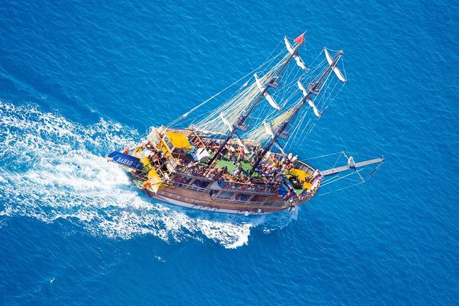 Alanya Catamaran Boat Tour with Sunbathing Swimming & Snorkelling - The party atmosphere and family suitability