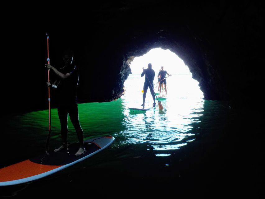 Algarve: Stand Up Paddle Tour w/ Snorkeling to Ingrina Caves - The first 20 minutes on the board