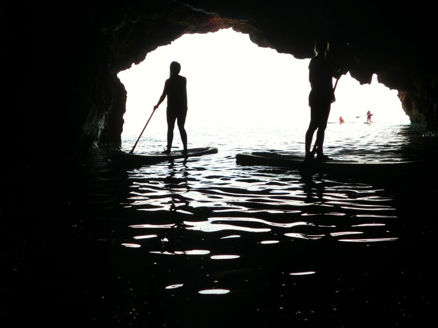 Algarve: Stand Up Paddle Tour w/ Snorkeling to Ingrina Caves - Entering caves and grottoes by SUP