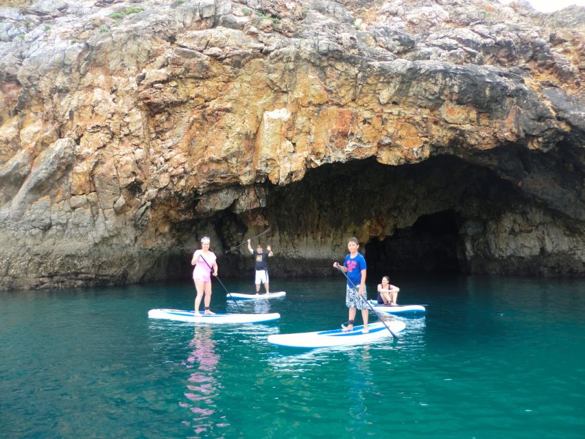 Algarve: Stand Up Paddle Tour w/ Snorkeling to Ingrina Caves - Snorkeling, fish, and the option to stay gentle