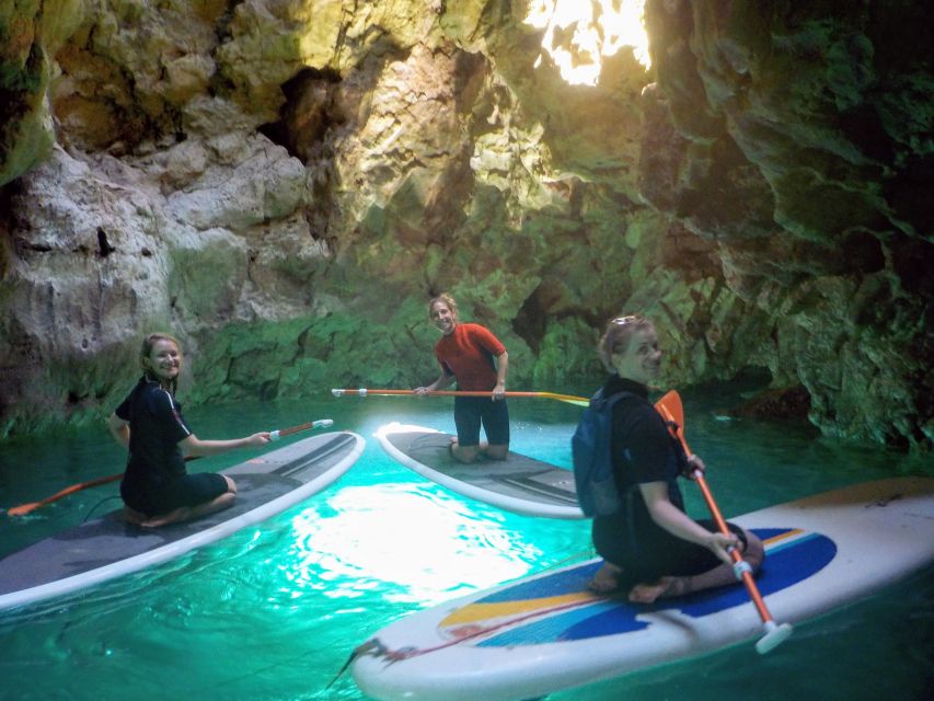 Algarve: Stand Up Paddle Tour w/ Snorkeling to Ingrina Caves - What the $68 price really covers