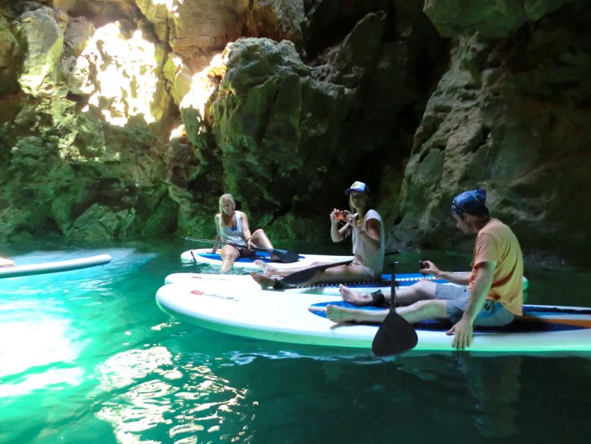 Algarve: Stand Up Paddle Tour w/ Snorkeling to Ingrina Caves - When conditions change the plan