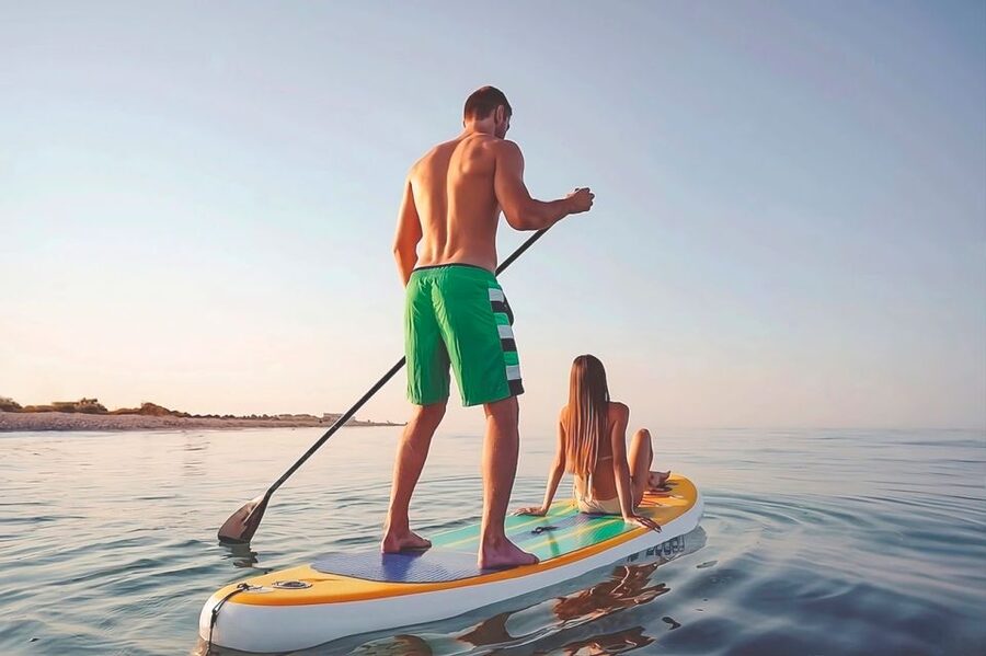 Alicante: E-Bike, Snorkeling and Paddle Surf Tour - La Albufereta and the Roman fish-farm ruins