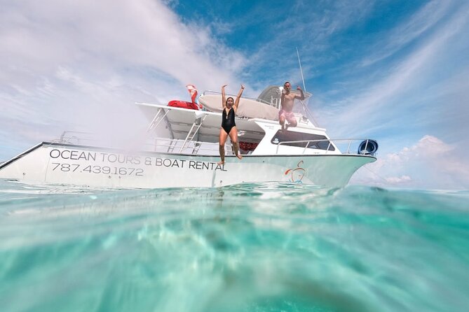 All Inclusive Beach and Snorkel Boat Tour to Icacos Island - The Tortuga ride from Puerto del Rey Marina