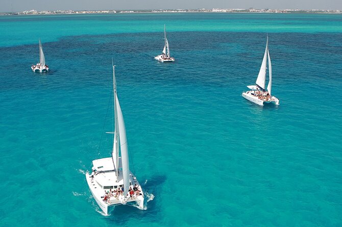 All-Inclusive Isla Mujeres Catamaran with Free Transportation - Starting at Playa Tortugas