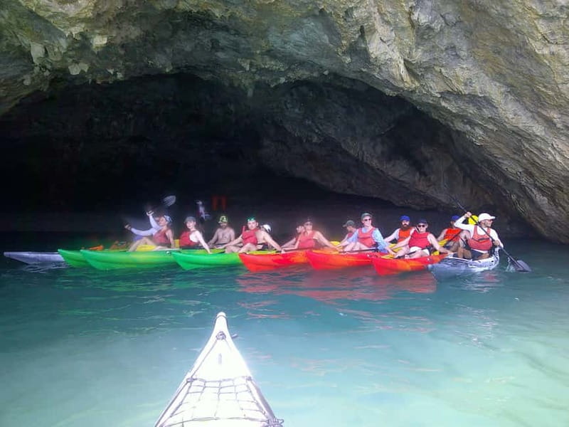 Amalfi Coast: Kayak, Snorkeling, Pandora Cave & Hidden Beach - Grotta di Pandora, where the route gets most dramatic