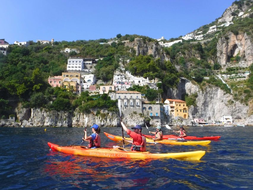 Amalfi Coast: Kayak Tour with Snorkeling and Grottoes Visit - Timing, parking, and what to bring