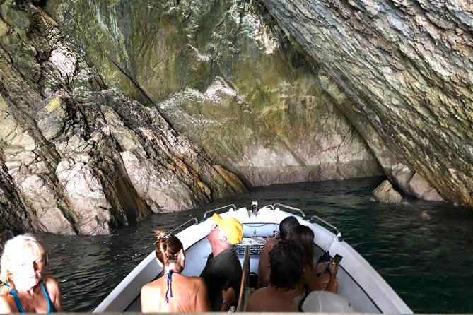 Arrábida Secret Beaches and Caves with Snorkeling Stop - Cabo Espichel and its sea caves