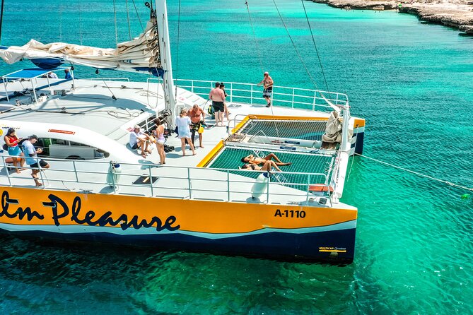 Aruba Afternoon Snorkel Sail aboard Palm Pleasure Catamaran - Food, drinks, and the happy-hour feel