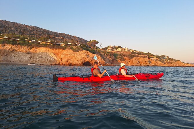 Athens: Kayak and Snorkeling at Caves and Hidden Beaches - Snorkeling in clear water