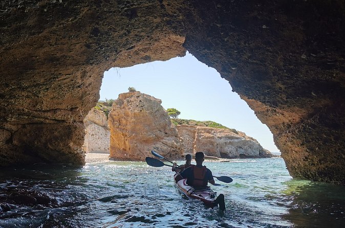 Athens: Kayak and Snorkeling at Caves and Hidden Beaches - Timing, transport, and group size