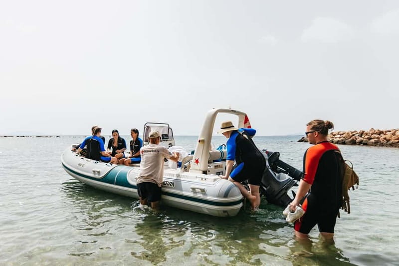 Athens, Nea Makri: Guided Small Group Snorkeling Boat Trip - Schinias Bay and the protected coast