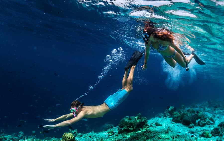 Bali: Blue Lagoon Snorkeling & Waterfall Tour with Lunch - What the two water stops are really like