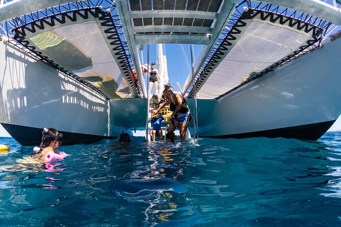 Big Island Snorkel Cruise from Waikoloa - Lunch, drinks, and sailing on the way back