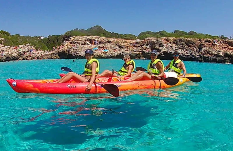 Binibèquer: Kayaking, Caves and Snorkeling Adventure - Binibeca Vell from the water
