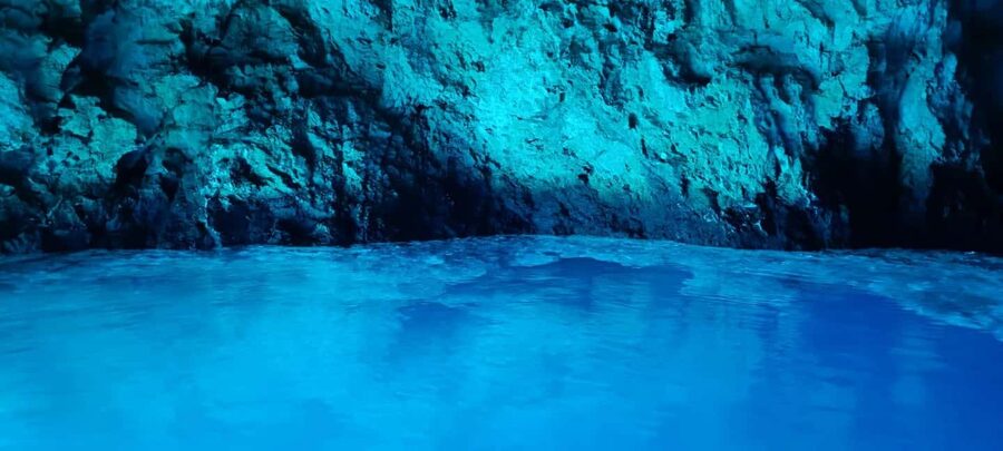 Blue Cave & Island-Hopping Tour with Snorkeling from Split - The Blue Cave and its glowing water