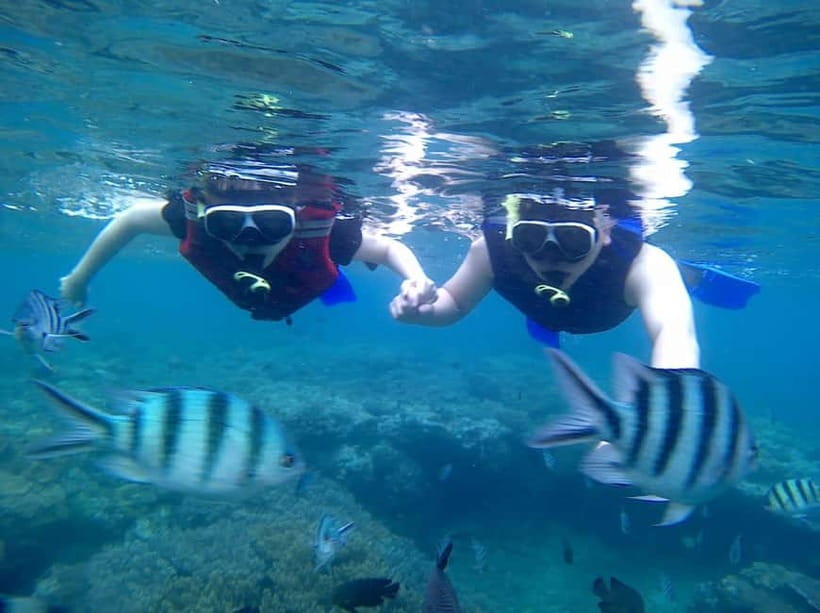 Blue Lagon Snorkeling, Waterfall, and Celuk Village Tour - Two Bali snorkeling sites before lunch