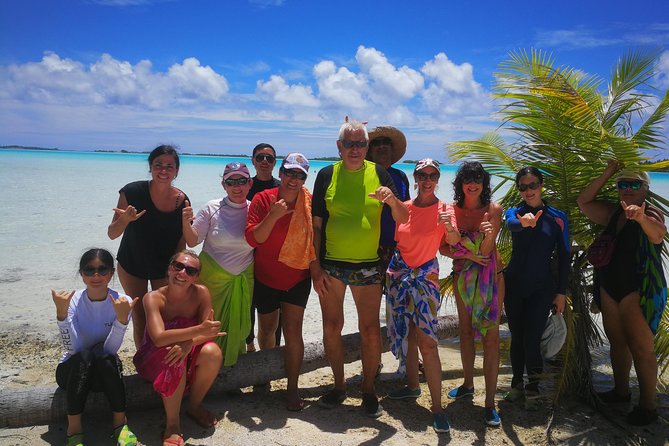 BLUE LAGOON | Eco-tour | Snorkeling Avatoru | Secret Green Lagoon - The private motu and its natural side