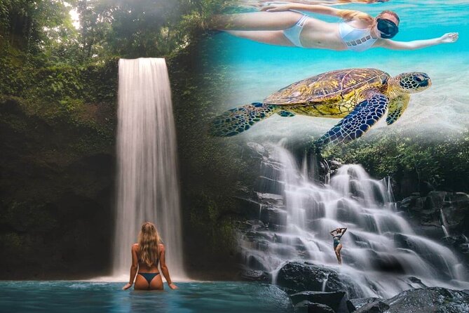 Blue Lagoon Snorkeling - Lunch - Kantolampo - Tibumana Waterfall - A sea and waterfall day from Ubud
