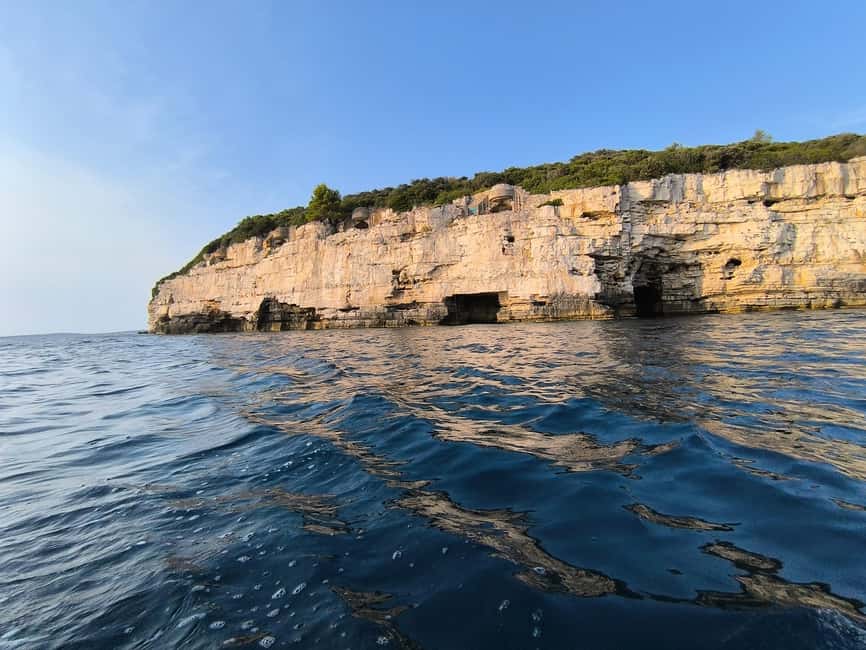 Boat Trip – Coastal Tour from Fažana to Pula and snorkelling - Fažana departure with Brijuni across the channel
