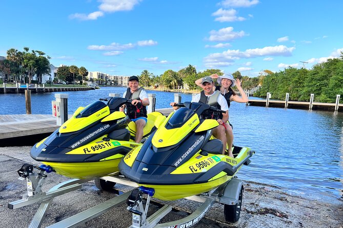 Boca Raton Premium Jet Ski Tour - Optional Snorkeling/Lighthouse - The final fast run and included photos