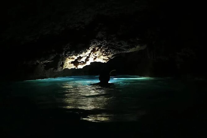Bonaire CaveTour Climb, Snorkel & Explore the Hidden Gems - The rope descent and the wet cave