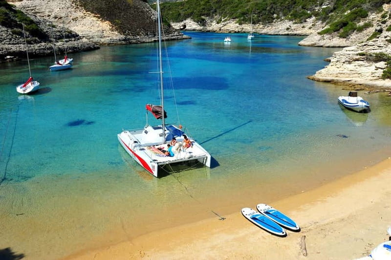Bonifacio: Catamaran trip with snorkeling at the Lavezzi Islands - The second stop near Cavallo Island