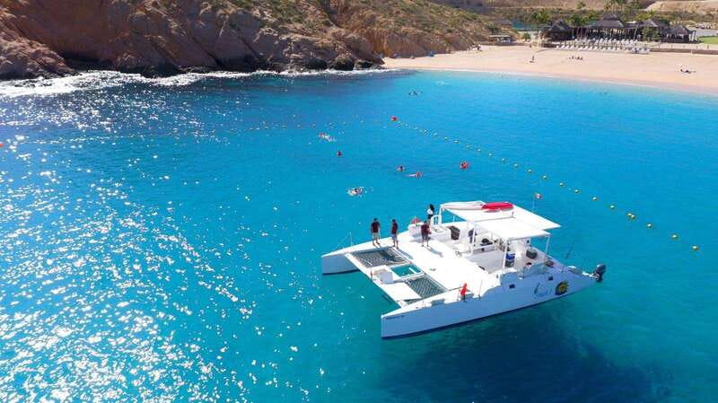 Cabo Catamaran Snorkel: Arch & Santa Maria, Open Bar, Snacks - Drinks, snacks, and the mood aboard La Princesa
