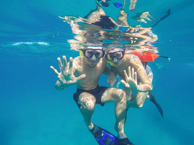 Cabo Catamaran Snorkel: Arch & Santa Maria, Open Bar, Snacks - Lovers Beach and the Cabo Arch