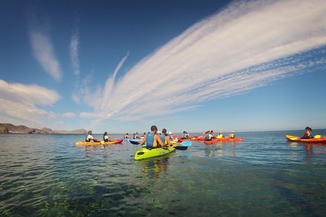 Cabo de Gata Active. Guided kayak and snorkel route through coves of the Natural Park - Why the coast looks different from a kayak
