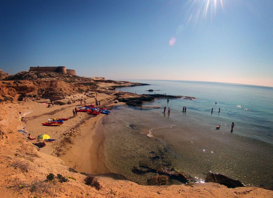 Cabo de Gata: Natural Park Kayaking and Snorkel Excursion - Seventy-five minutes among cliffs and caves