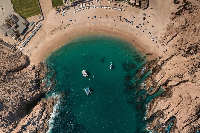Cabo San Lucas and Santa Maria Bay Snorkeling Sightseeing Cruise - Leaving the marina and reaching Land’s End