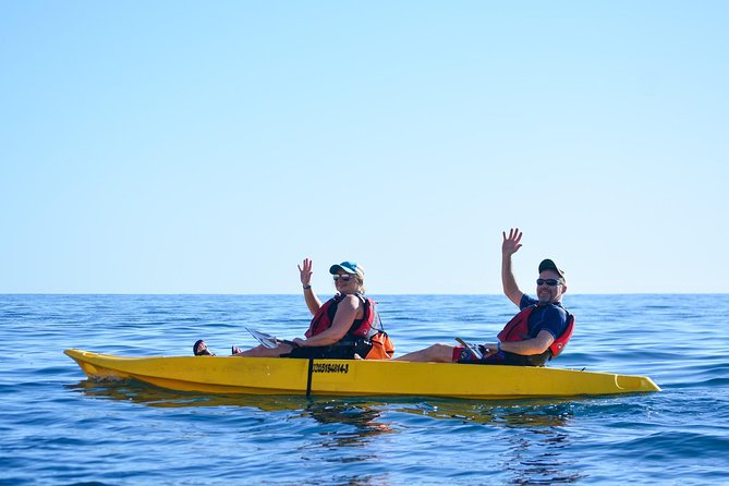 Cabo San Lucas Glass Bottom Kayak Tour and Snorkel at Two Bays - The paddle to Chileno Bay is the active part