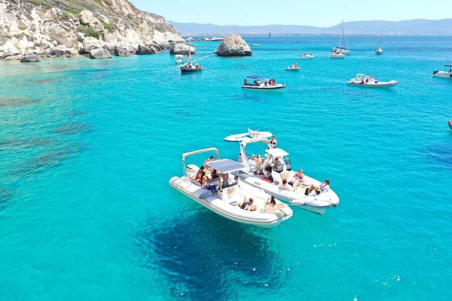 Cagliari: Boat Tour, 4 Stops, Swim, Snorkeling, & 1 Spritz - What the drink and onboard setup really add