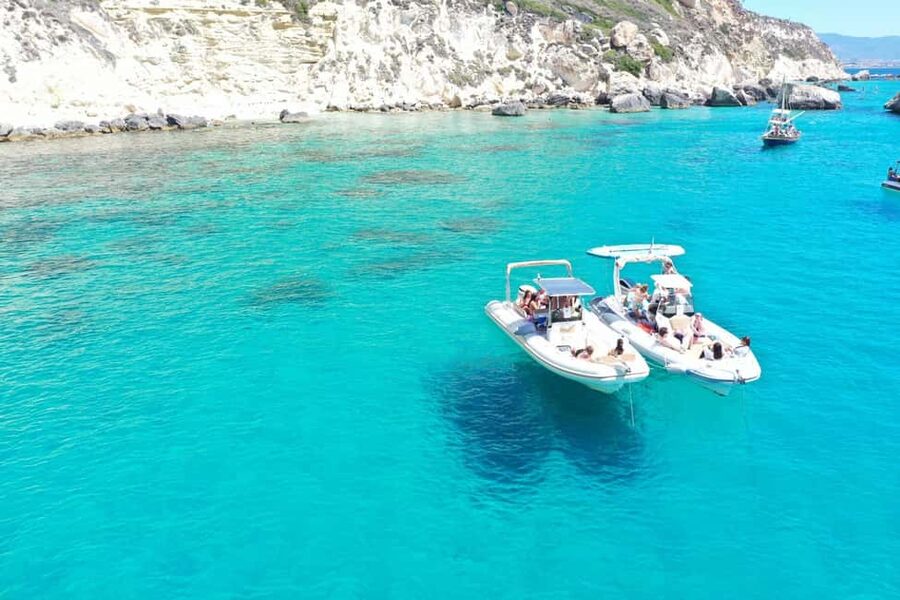 Cagliari: Boat Tour, 4 Stops, Swim, Snorkeling, & 1 Spritz - Cala Bernat offers the first swim