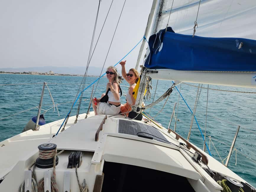 Cagliari Sailing Boat Tour with Snorkeling and Drink - The return sail and the chance to use the sails