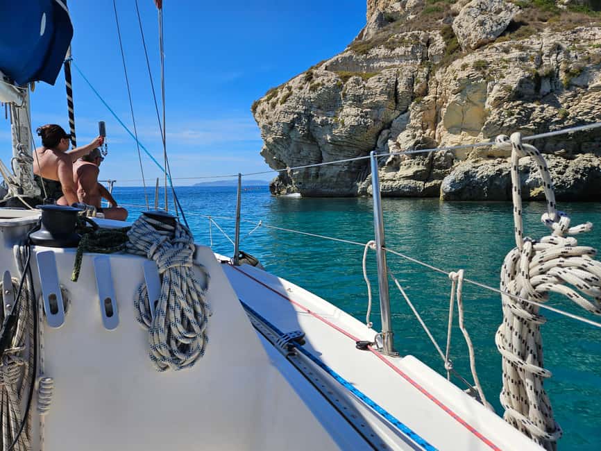Cagliari Sailing Boat Tour with Snorkeling and Drink - Value at $56 for three hours