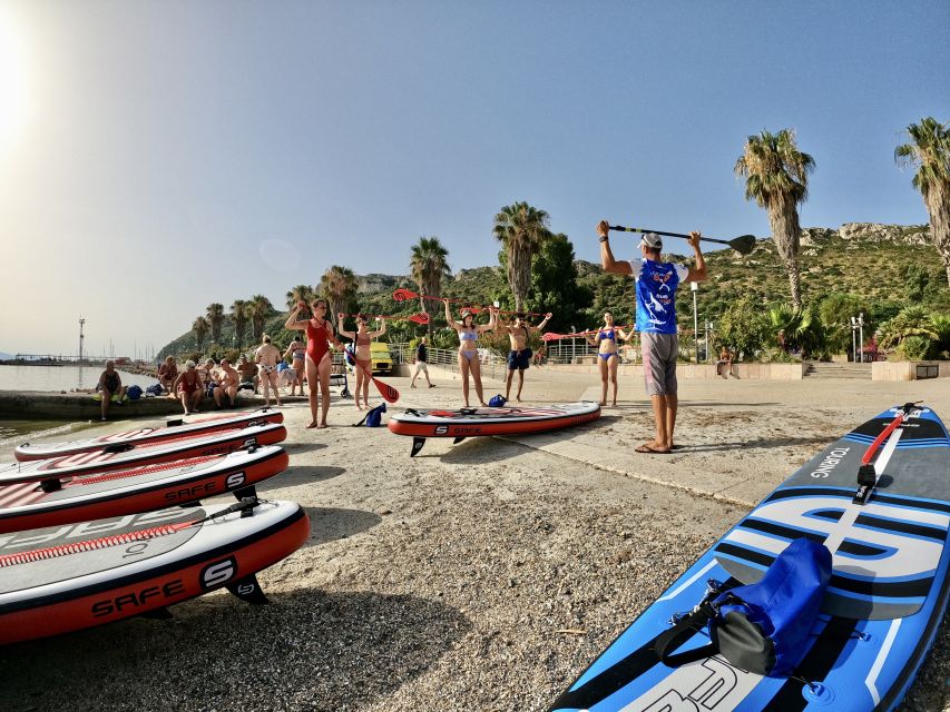 Cagliari: Stand Up Paddleboarding (SUP) Tour & Snorkeling - The beginner lesson before the water