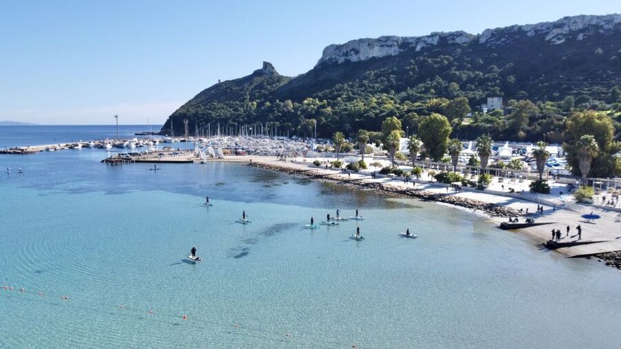 Cagliari: Stand Up Paddleboarding (SUP) Tour & Snorkeling - Swimming and snorkeling in the natural pools