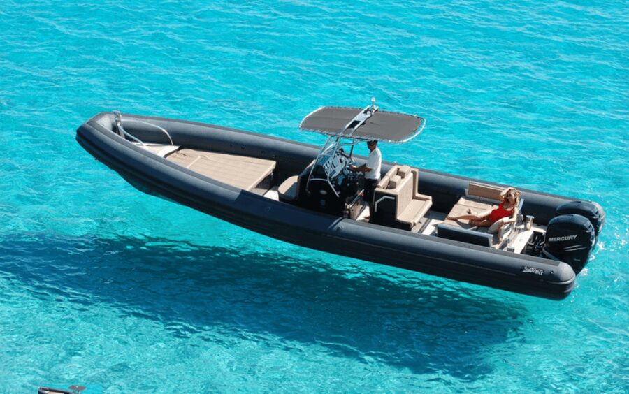 Cagliari: Zodiac Boat Tour, 3-4 SwimStops, Wine & Snorkeling - Leaving Marina Piccola and crossing Poetto