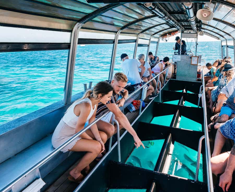 Cairns: Green Island Snorkelling or Glass Bottom Boat - The catamaran ride from Cairns
