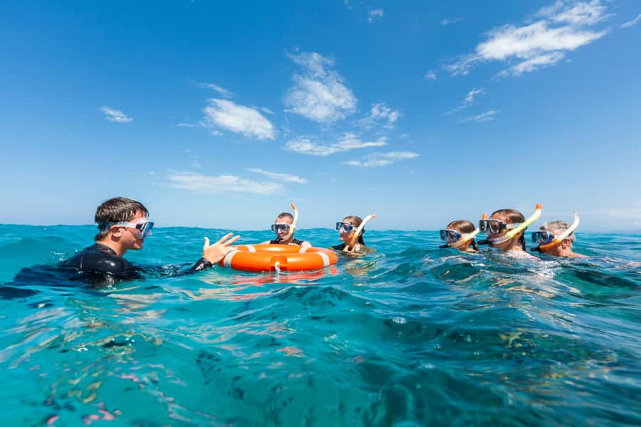Cairns: Outer and Coral Cay Snorkel and Dive Cruise - Guided snorkeling, glass-bottom viewing, and scuba