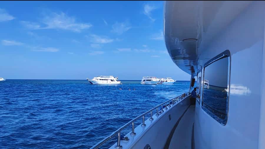 Cairo to Red Sea: VIP Yacht Cruise, Snorkeling & Lunch - Two snorkeling sessions at the same location