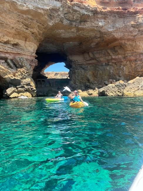 Cala Codolar: Sea & Caves Kayaking Tour with Snorkeling - The briefing and first paddle